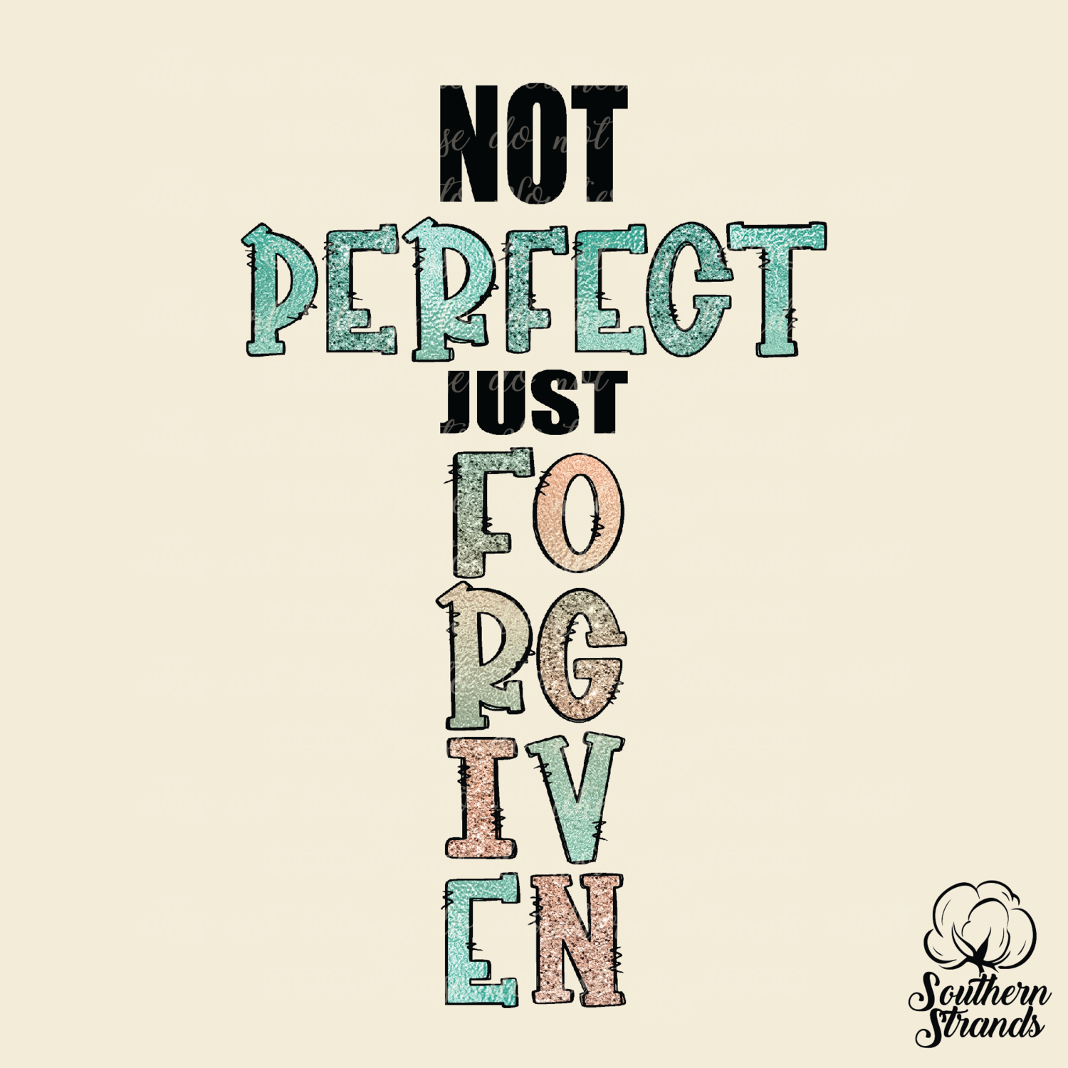 Not Perfect Just Forgiven 2 | DIGITAL DESIGN