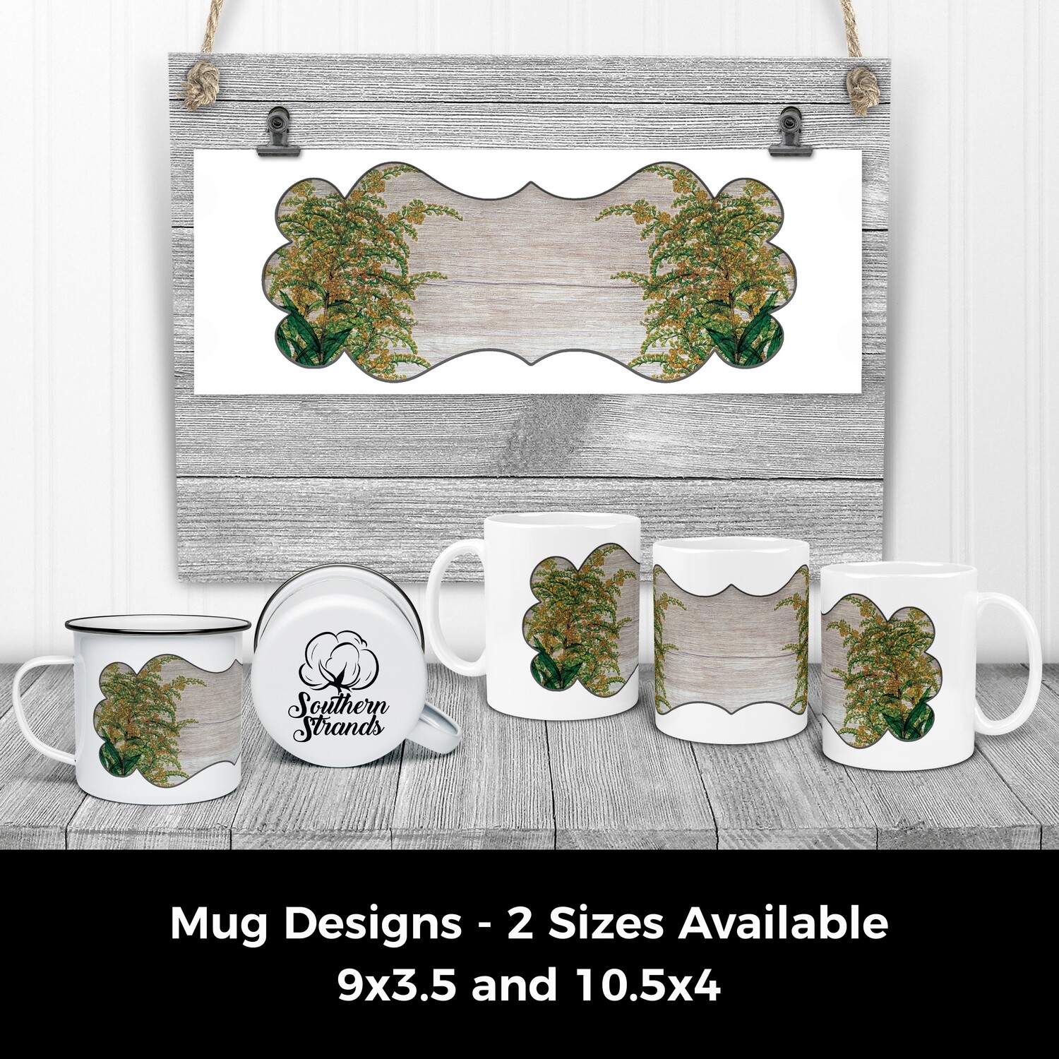 GoldenRod Wood Coffee Mug | DIGITAL DESIGN