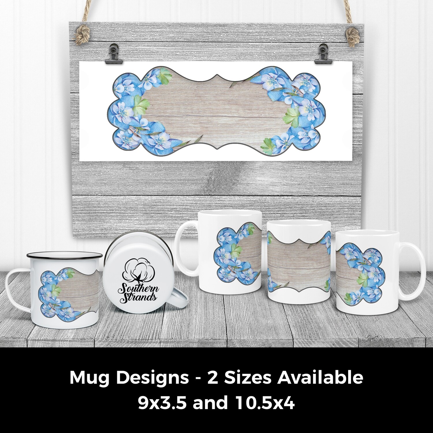 Columbine Wood Coffee Mug | DIGITAL DESIGN