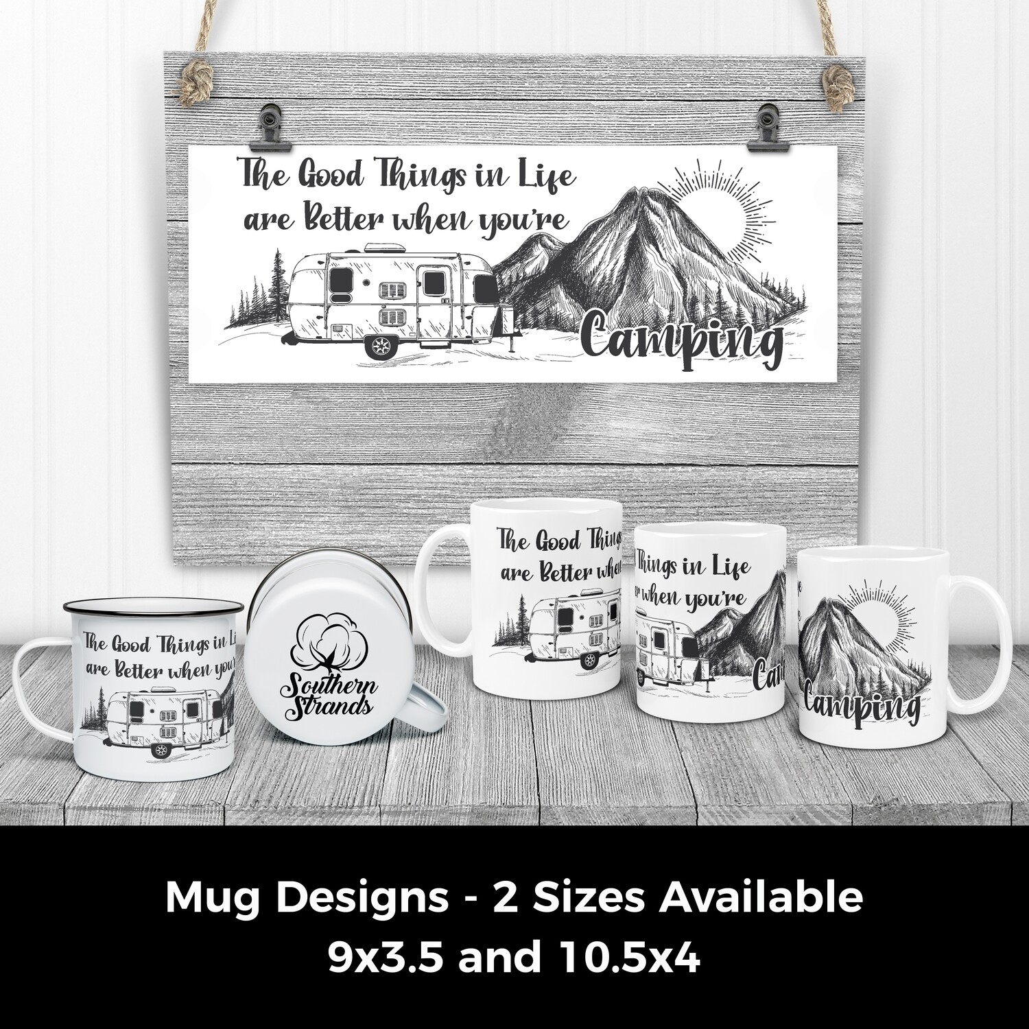 The Good Things - Camper  Camp Mug | DIGITAL DESIGN