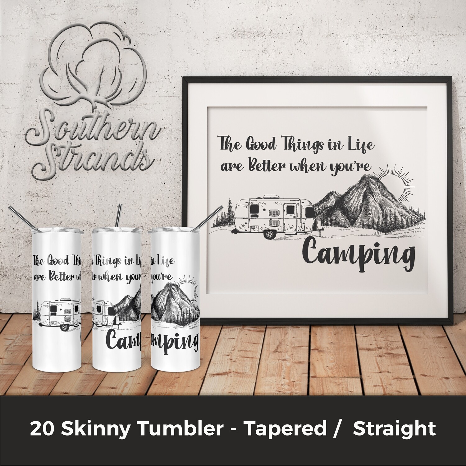 The Good Things - Camper Tumbler | DIGITAL DESIGN