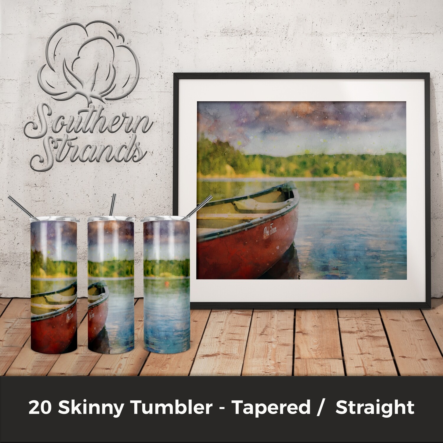 Watercolor Lake 2 Tumbler | DIGITAL DESIGN