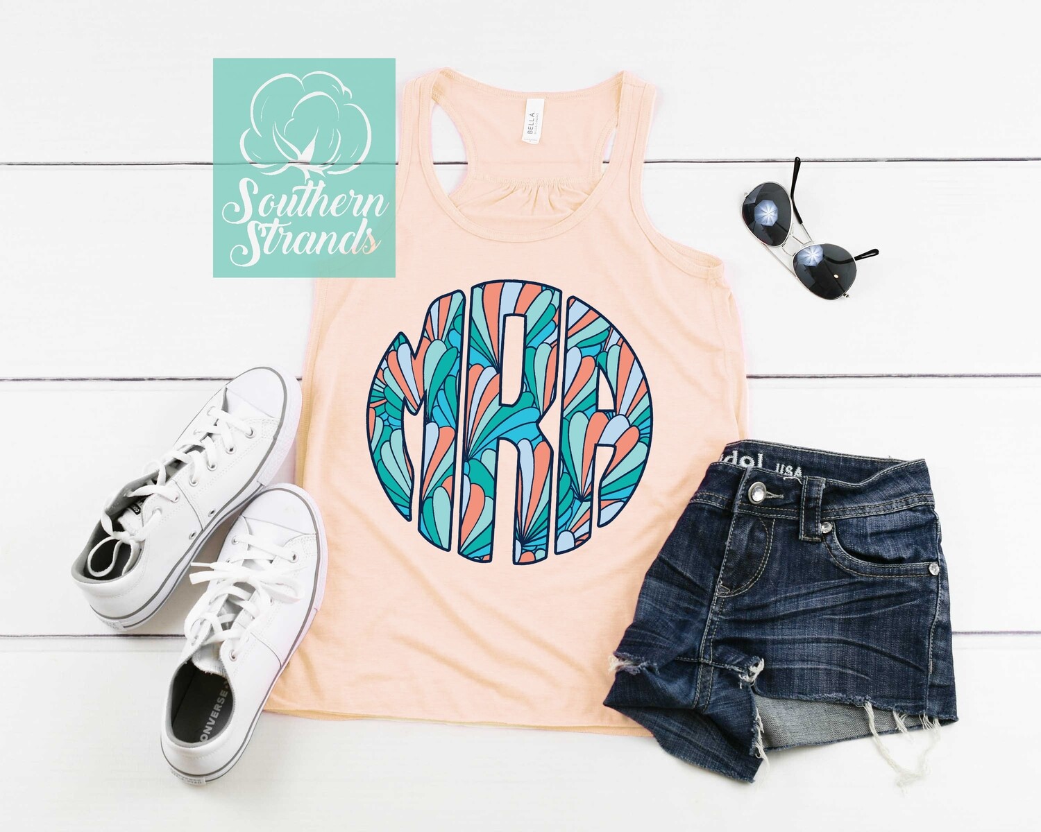 Chunky Circle Alpha by the Sea  | DIGITAL DESIGN
