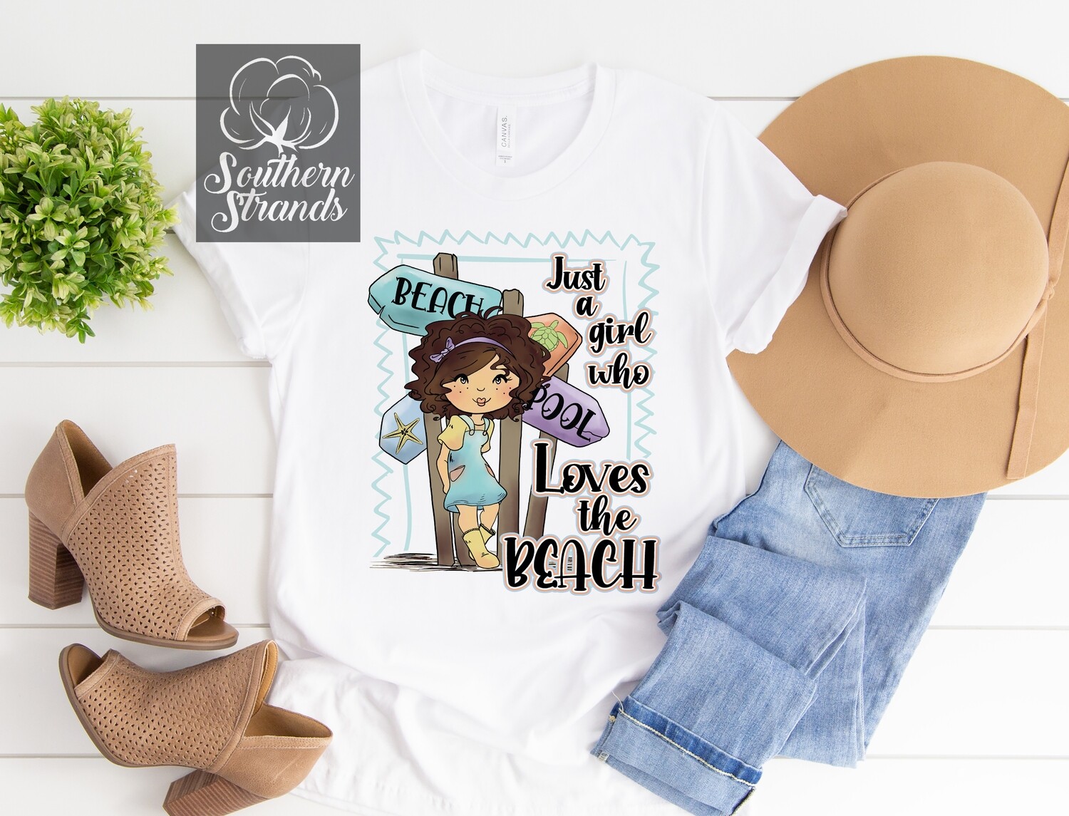 Just a Girl Who Loves the Beach | DIGITAL DESIGN