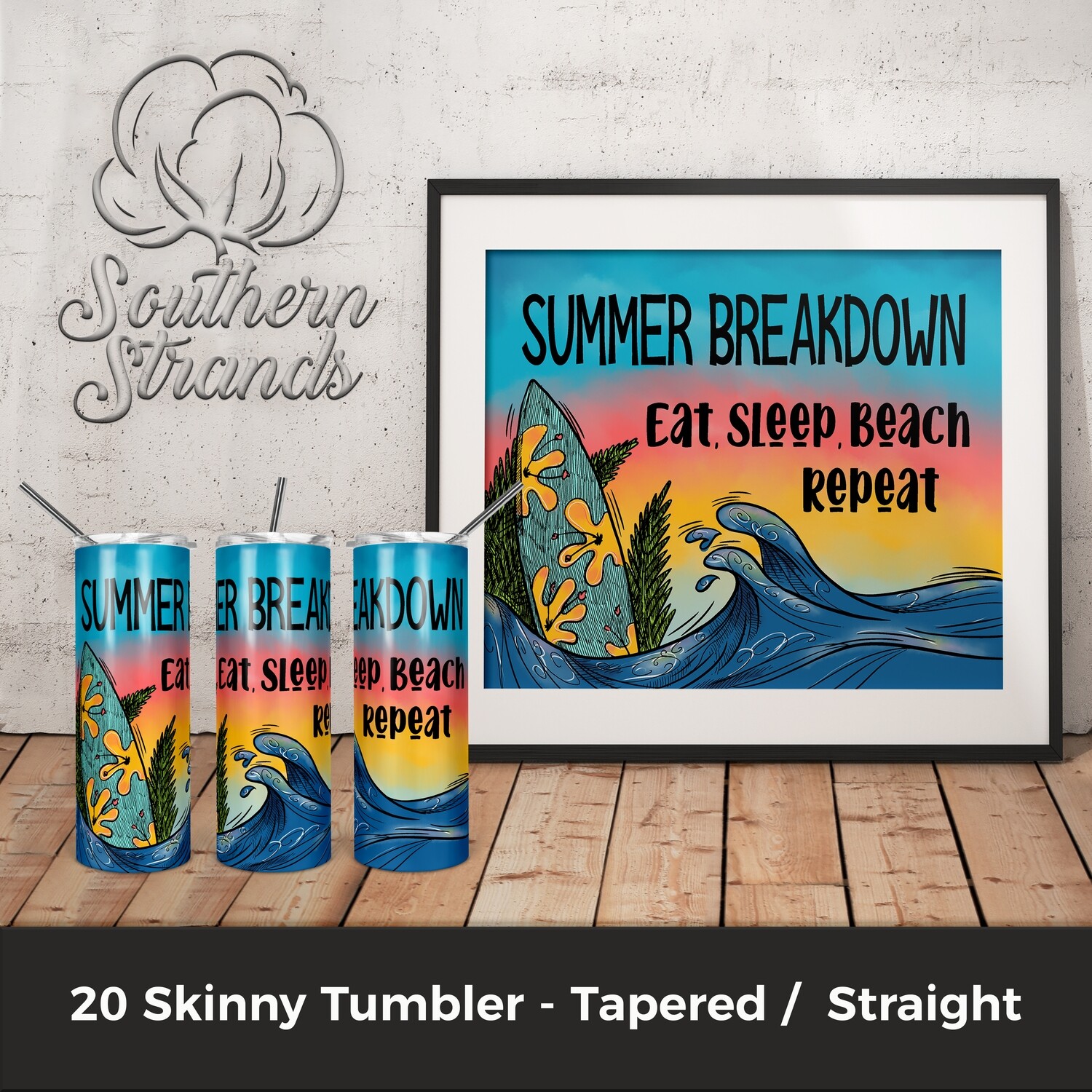 Summer Breakdown Tumbler | DIGITAL DESIGN