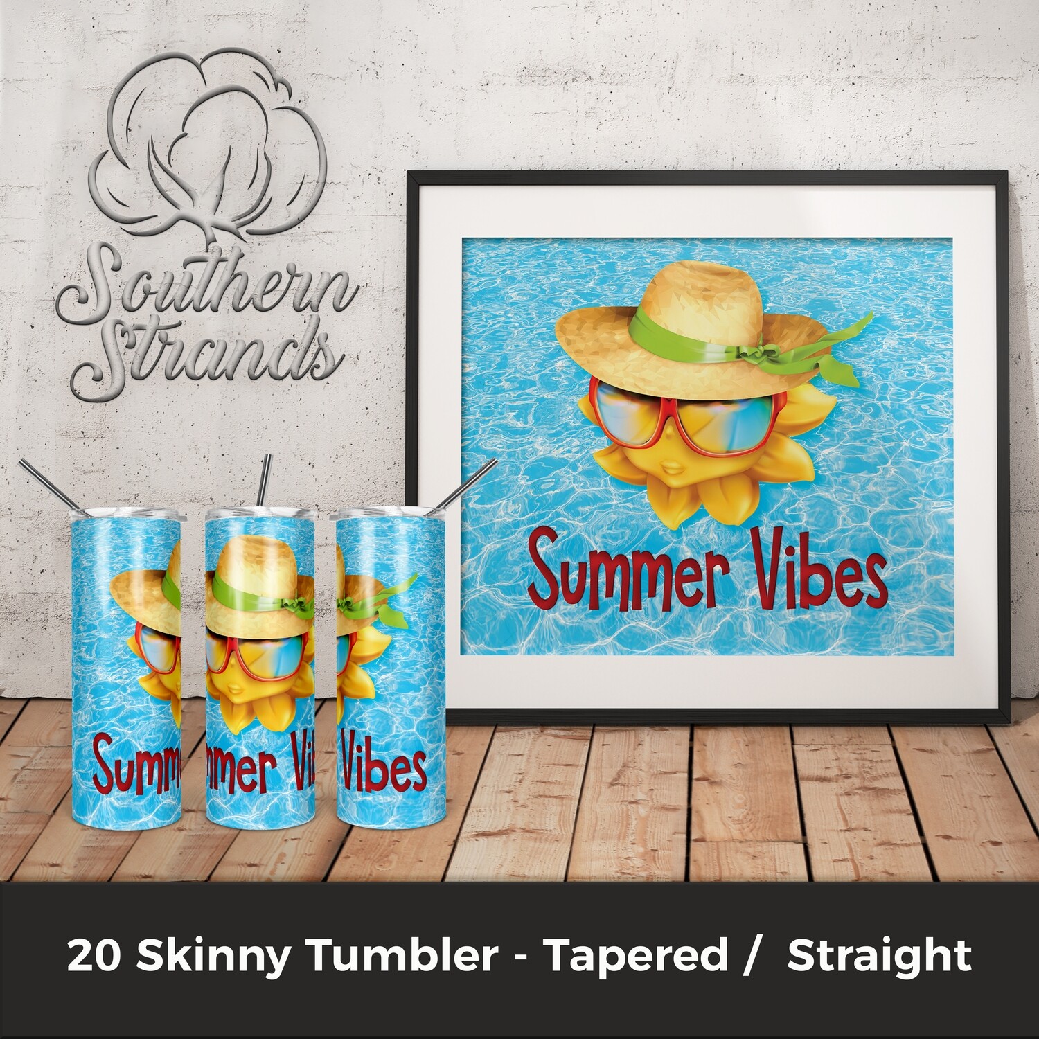 Summer Vibes Tumbler | DIGITAL DESIGN