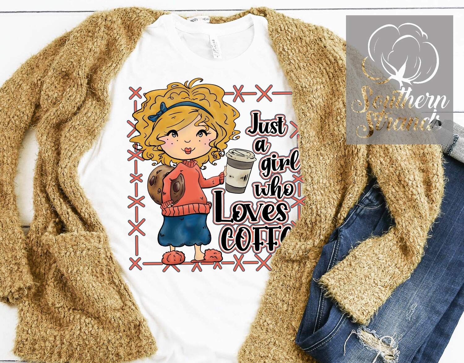 Just a Girl Who Loves Coffee - Skirt | DIGITAL DESIGN