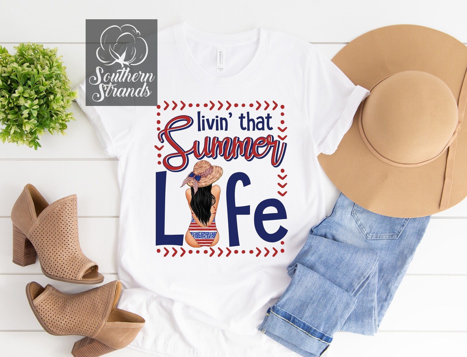 Livin&#39; That Summer Life • Tan Skin • Black Hair | DIGITAL DESIGN
