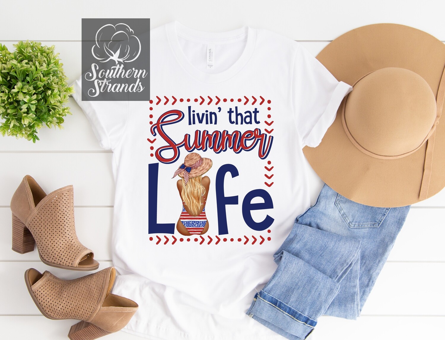 Livin&#39; That Summer Life • Tan Skin • Blonde Hair | DIGITAL DESIGN