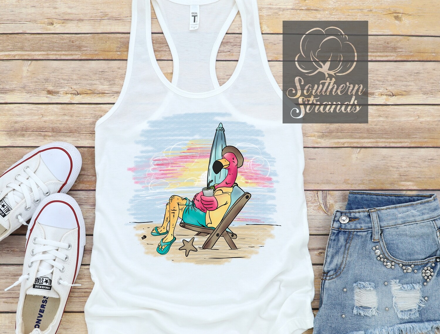 Beached Flamingo Boy | DIGITAL DESIGN