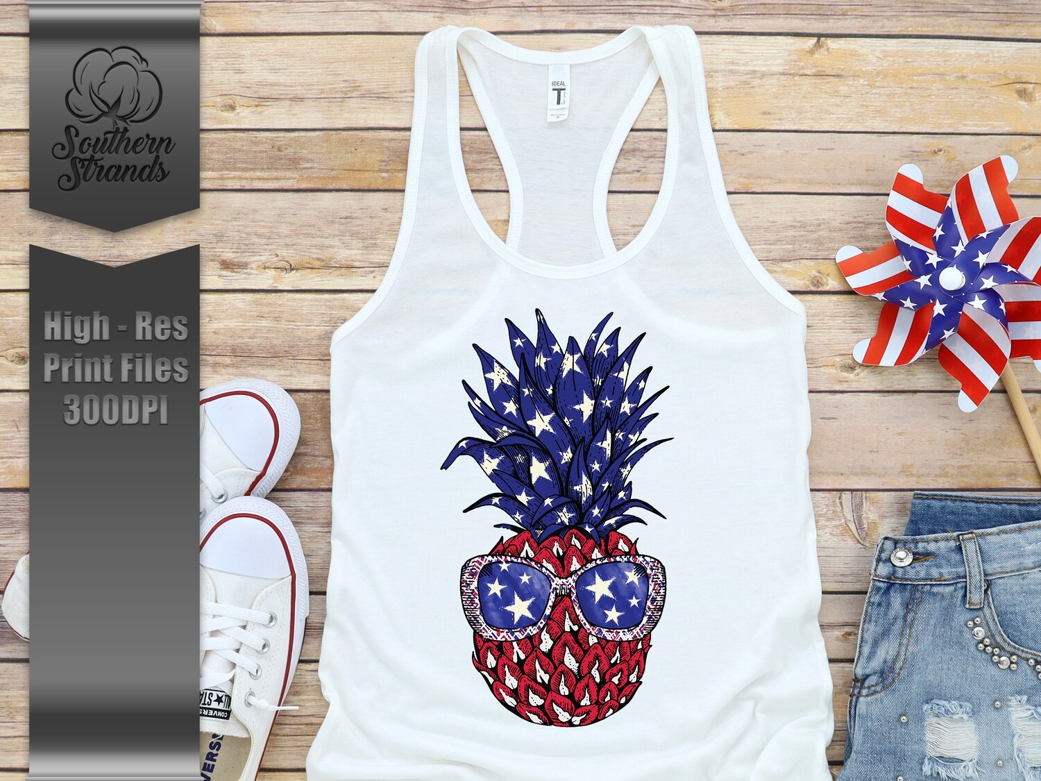 Patriotic Pineapple | DIGITAL DESIGN