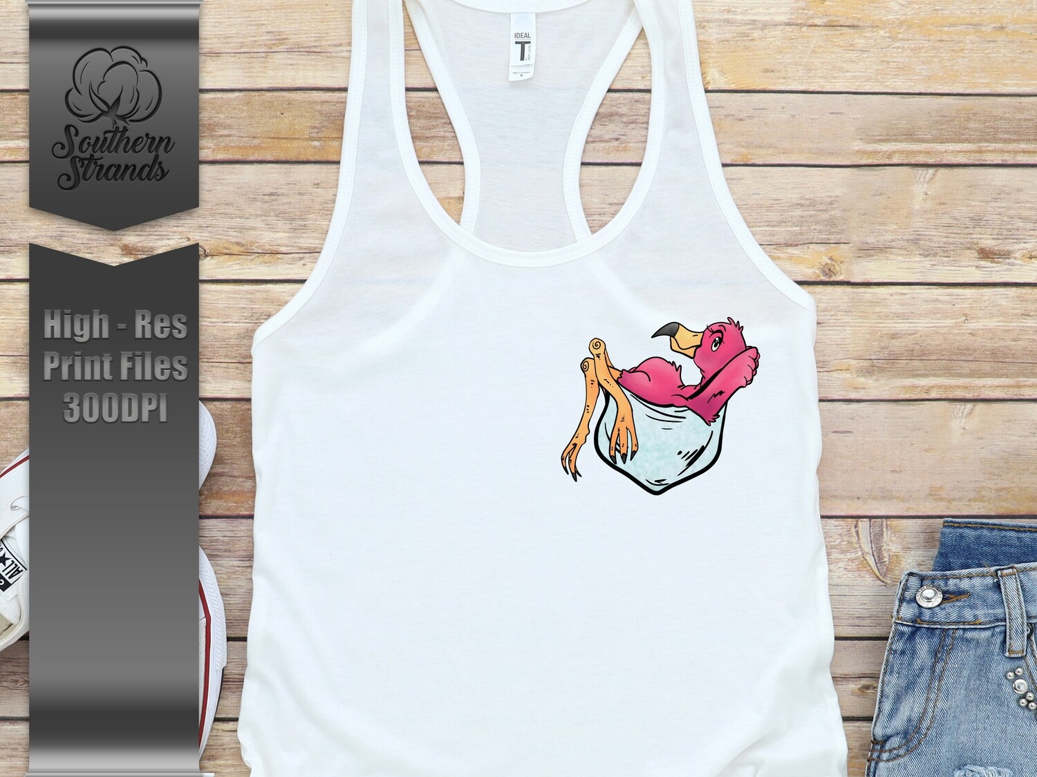 Pocket Pals - Flamingo | DIGITAL DESIGN