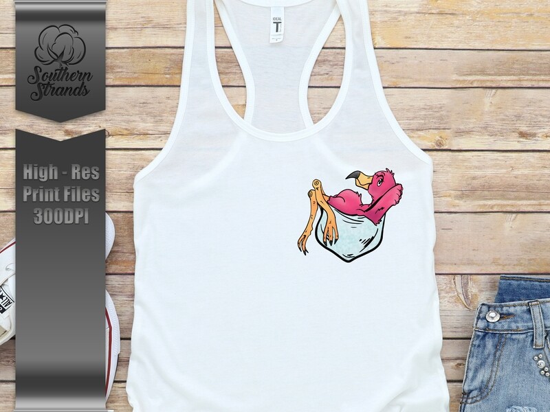 Pocket Pals - Flamingo | DIGITAL DESIGN