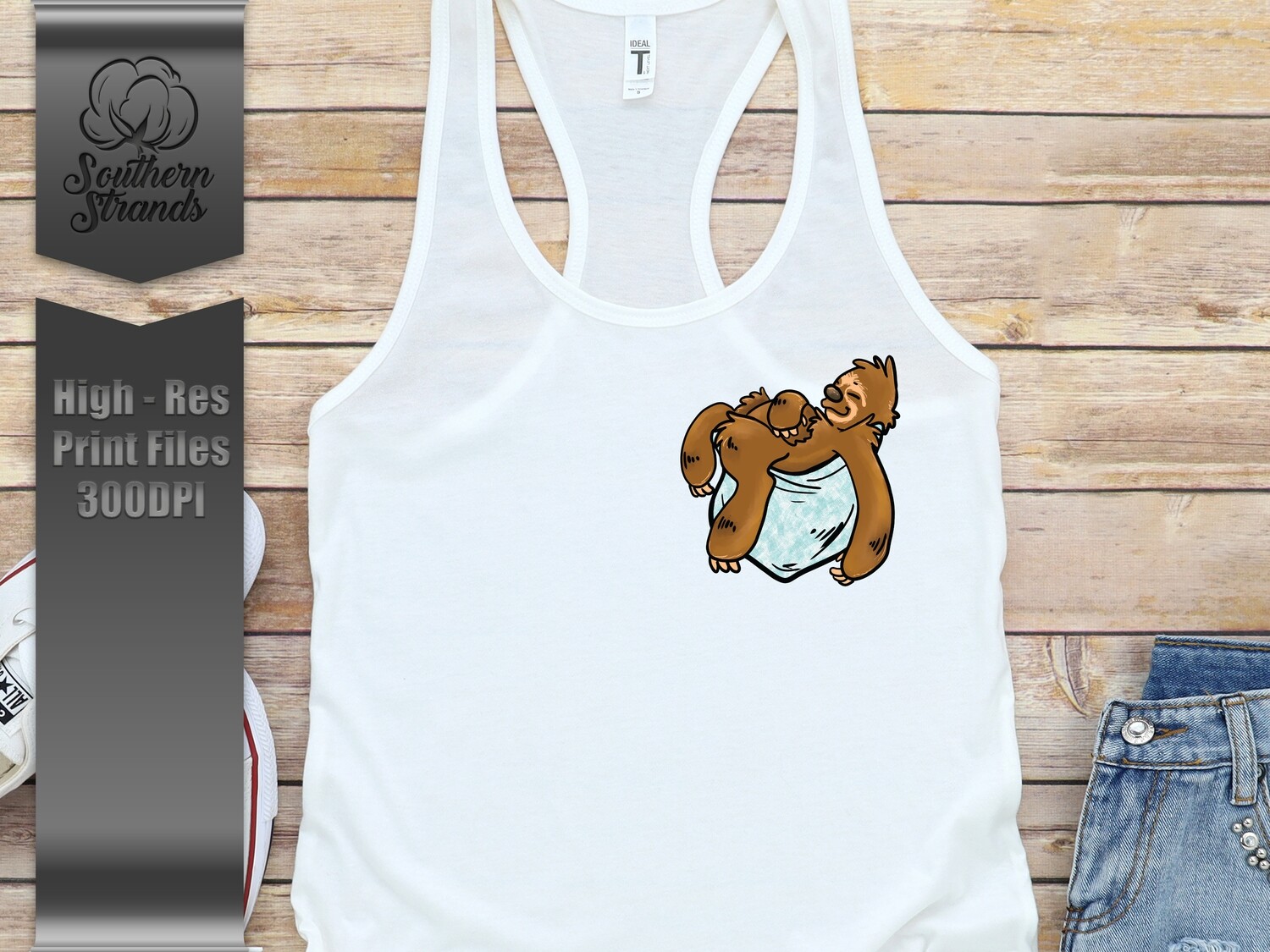 Pocket Pals - Sloth | DIGITAL DESIGN
