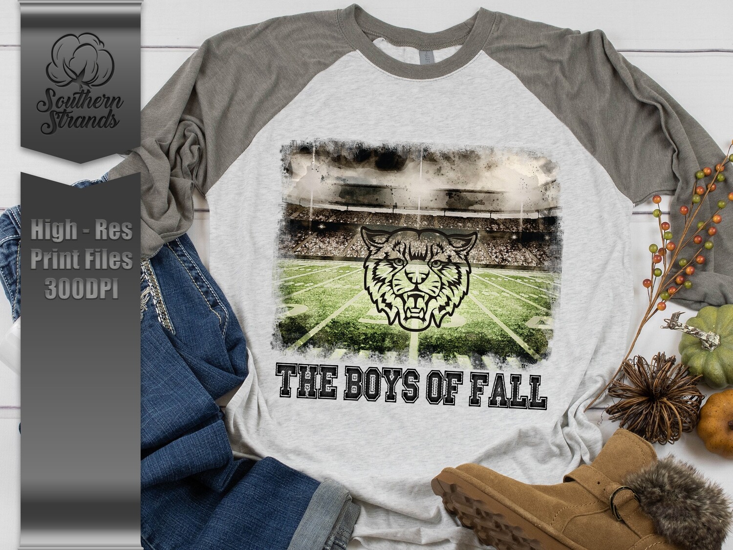 The Boys of Fall - Wildcats - Add Your Team Name | DIGITAL DESIGN