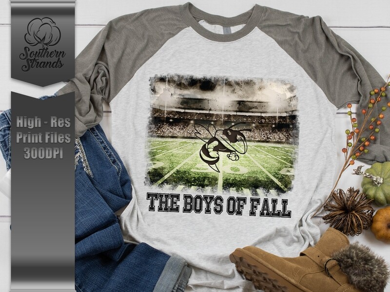 The Boys of Fall - Hornet / Yellow Jacket - Add Your Team Name | DIGITAL DESIGN