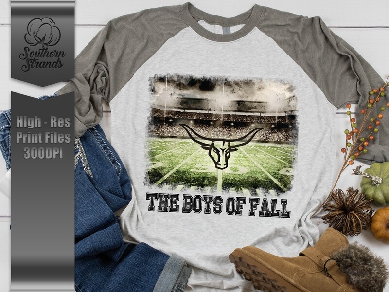 The Boys of Fall - Longhorn - Add Your Team Name | DIGITAL DESIGN