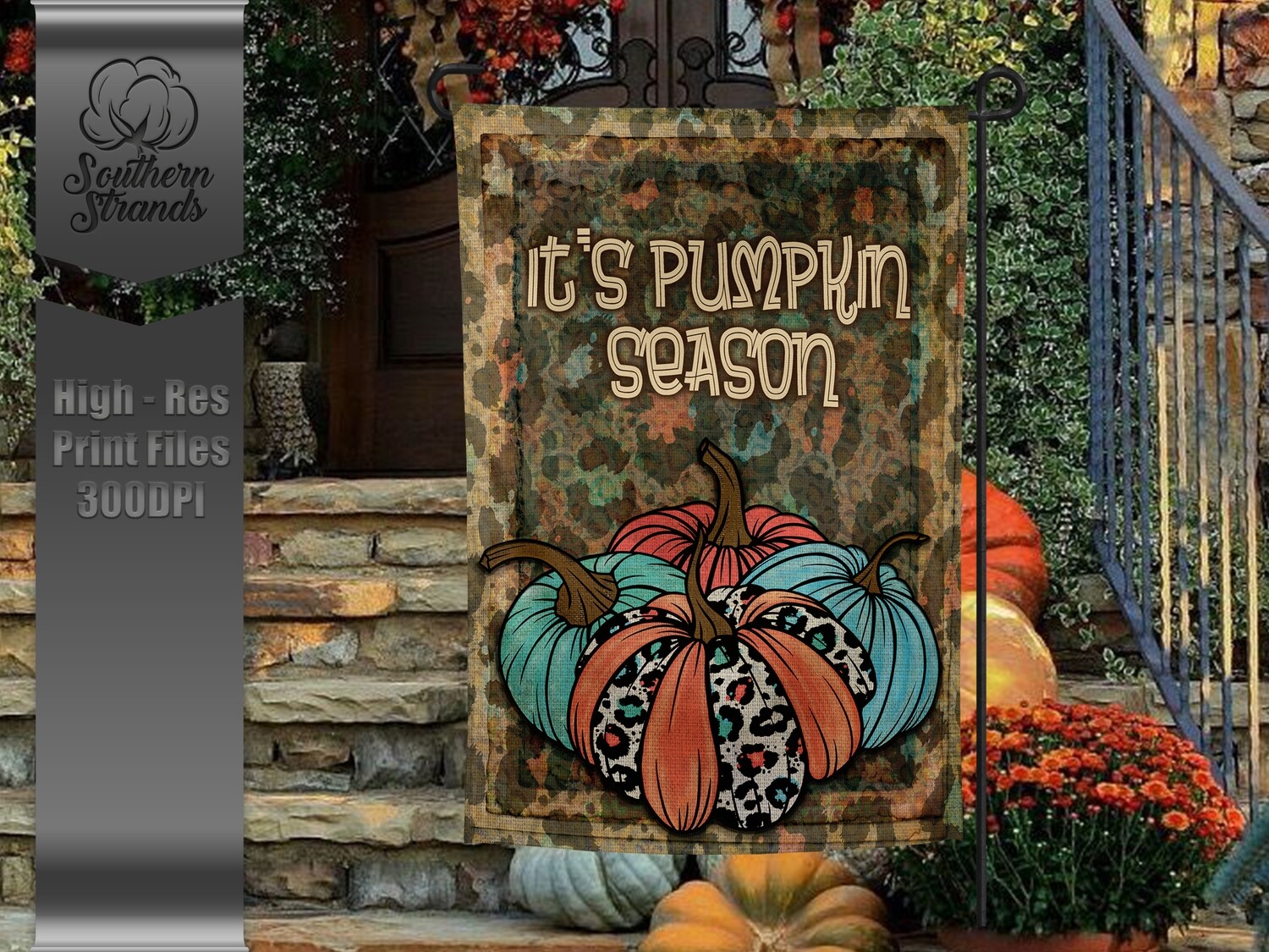Flashy Fall Pumpkins Garden Flag | It&#39;s Pumpkin Season | 12x18