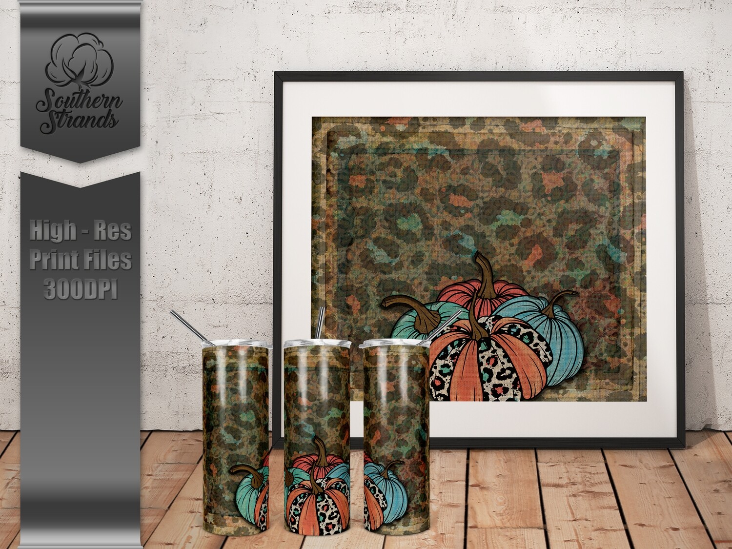 Flashy Fall Pumpkin Tumbler | DIGITAL DESIGN