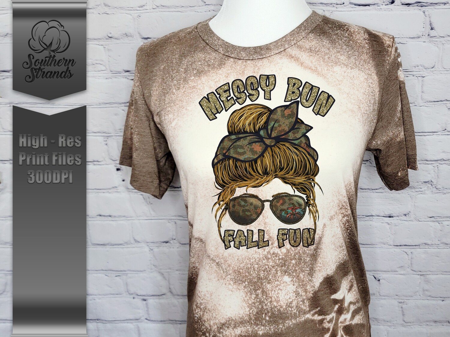 Messy Bun - Fall Fun | DIGITAL DESIGN