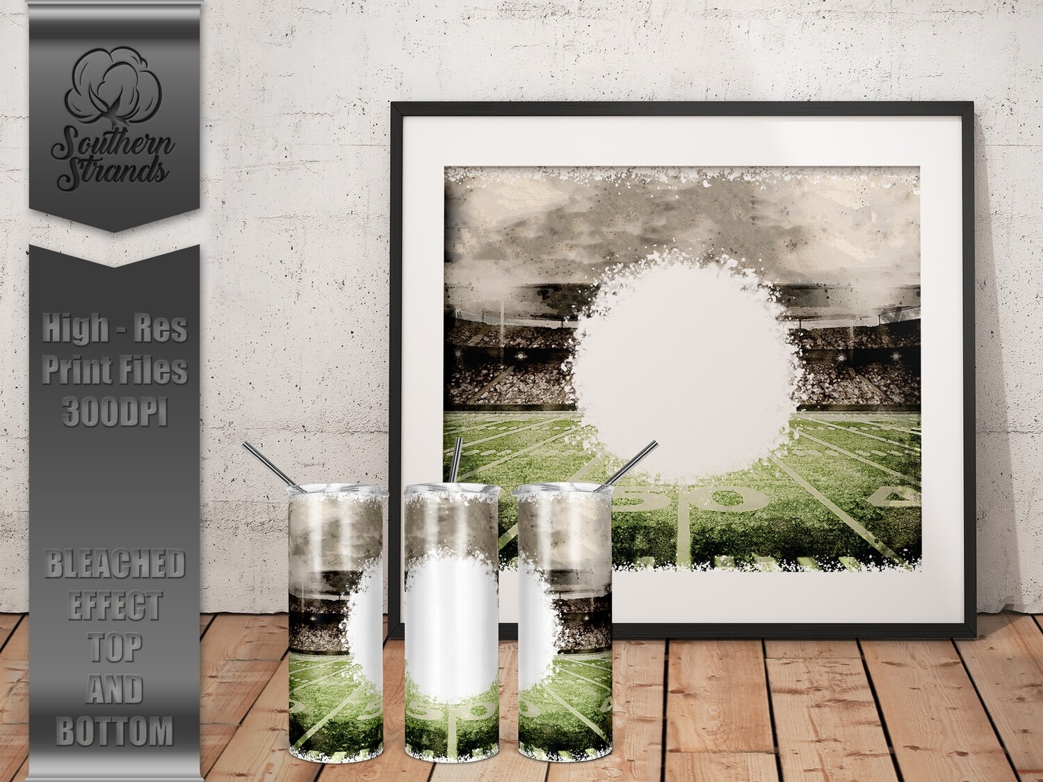 I Love Fall &amp; Football Tumbler | DIGITAL DESIGN