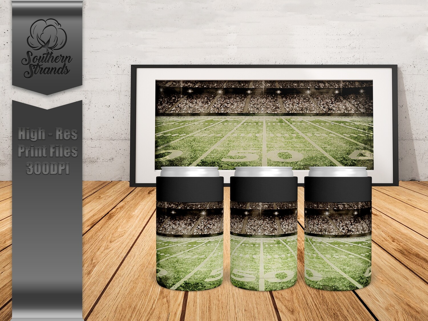 I Love Football | 12oz Can Cooler | DIGITAL DESIGN