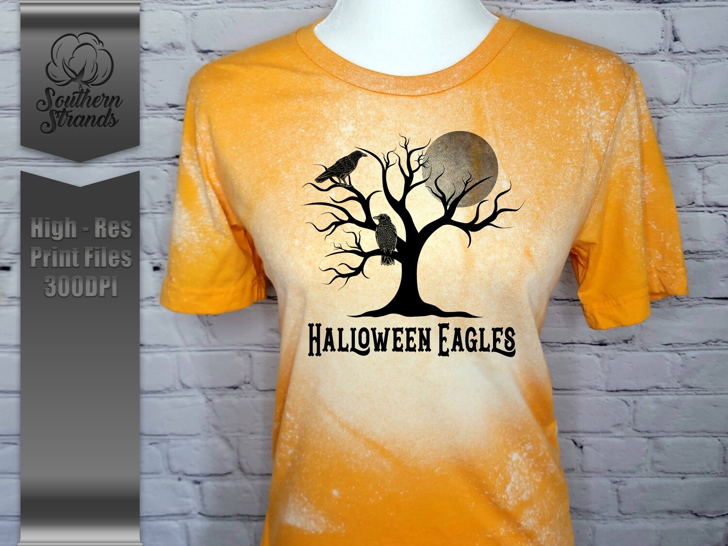 Halloween Eagles Moon Right | DIGITAL DESIGN