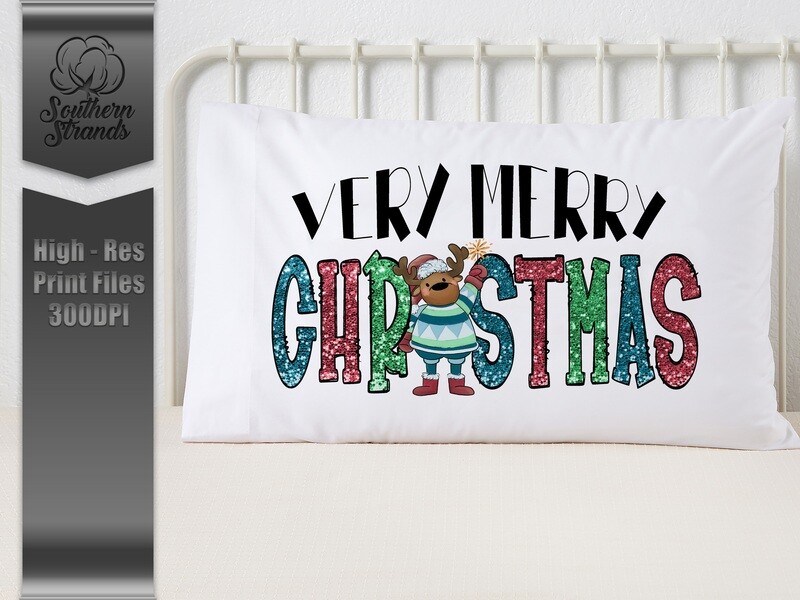 Very Merry Christmas Reindeer | Digital Download
