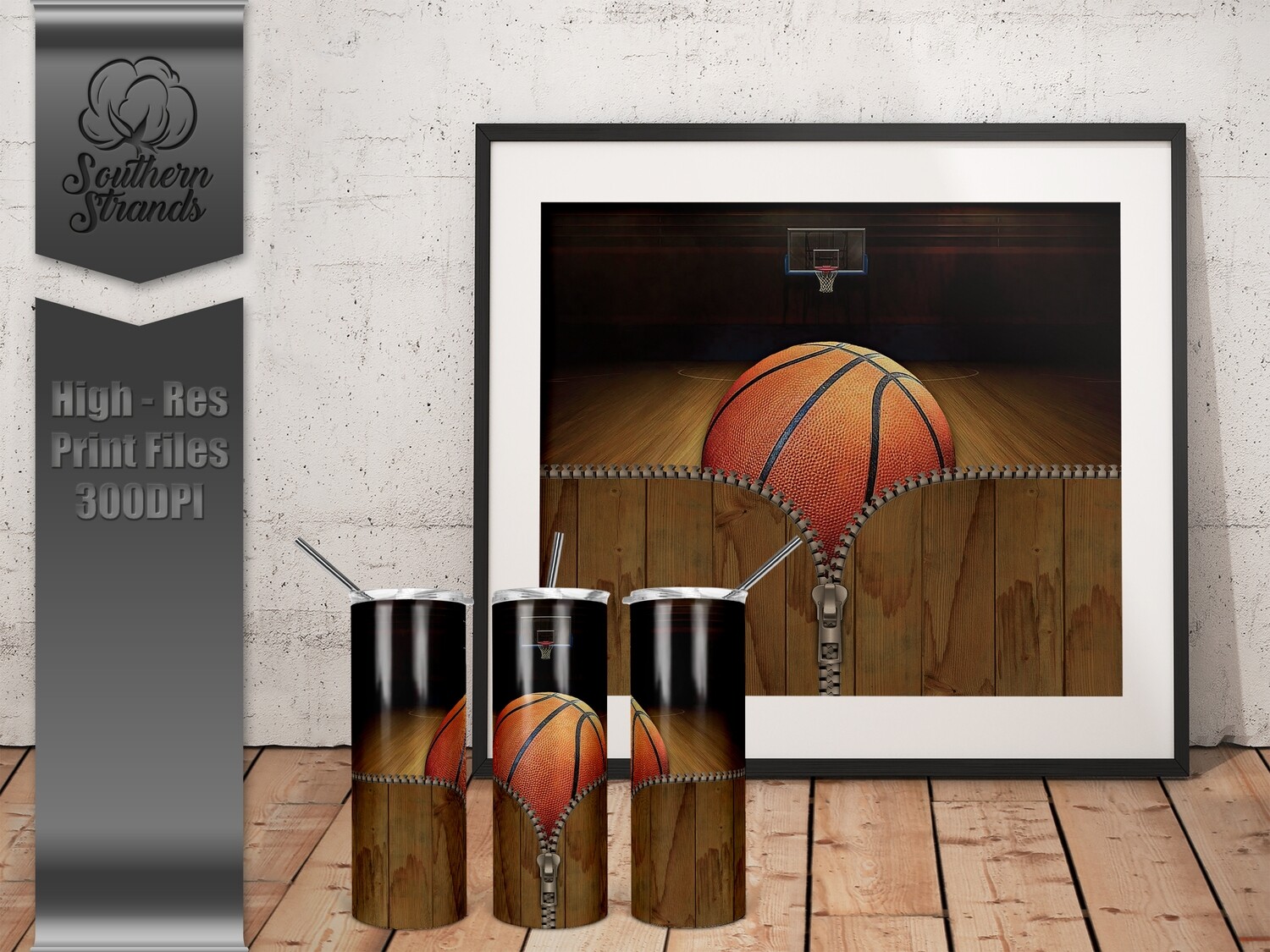 Zipper Basketball Tumbler | DIGITAL DESIGN