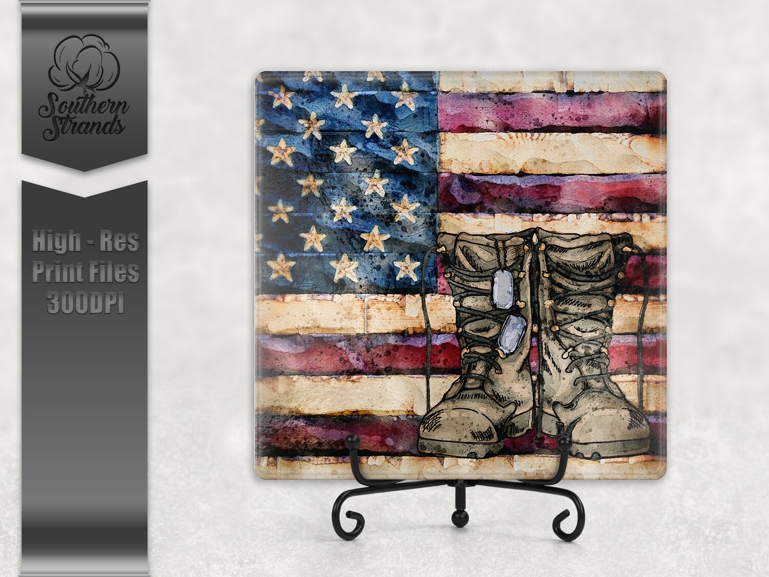 For the Red White and Blue - Square | Digital Download