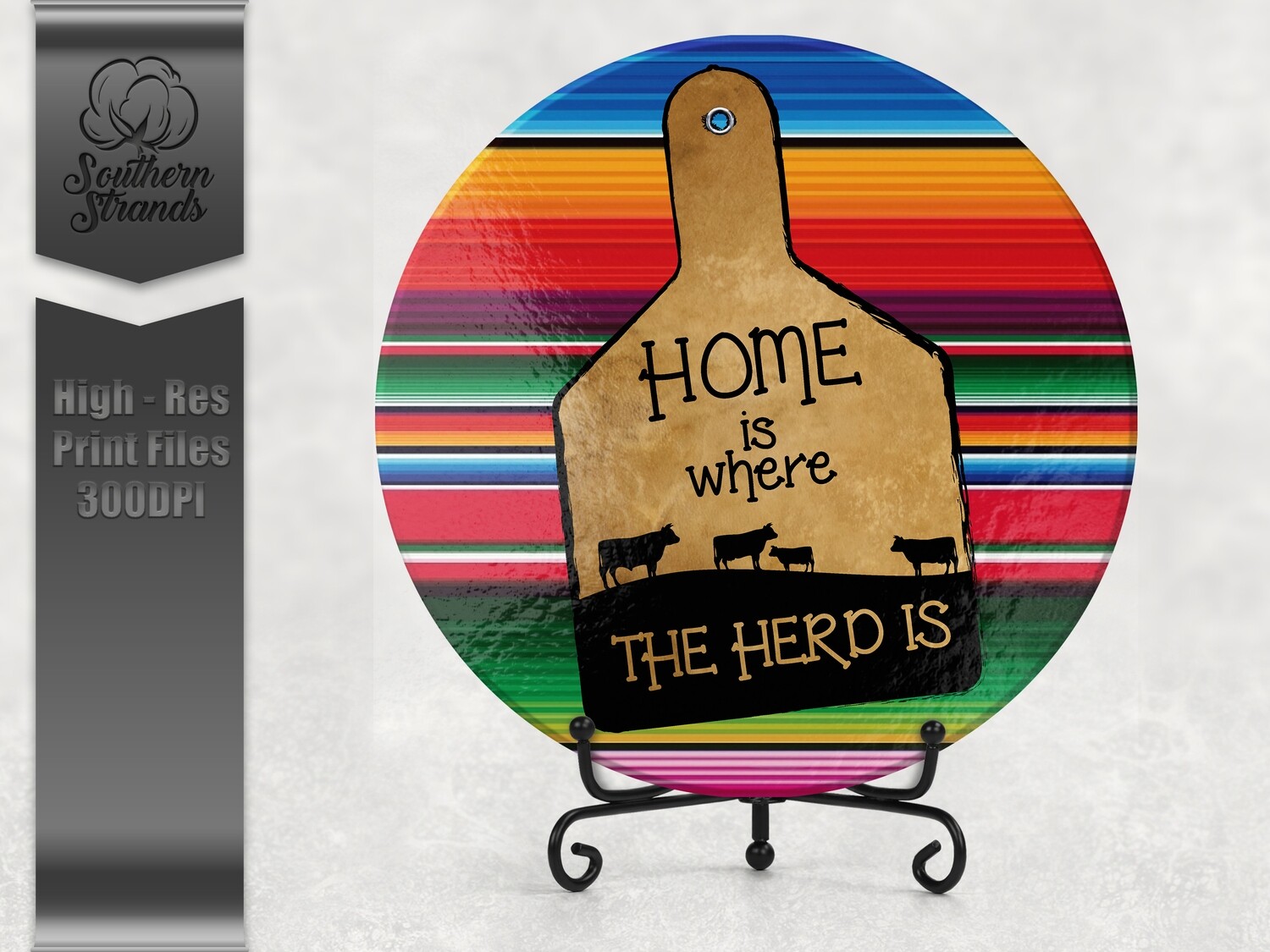 Home is Where the Herd Is - Round | Digital Download