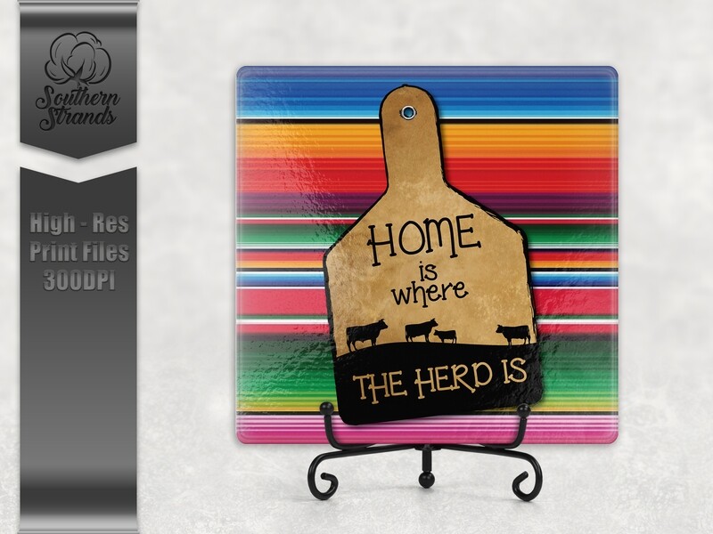 Home is Where the Herd Is - Square | Digital Download