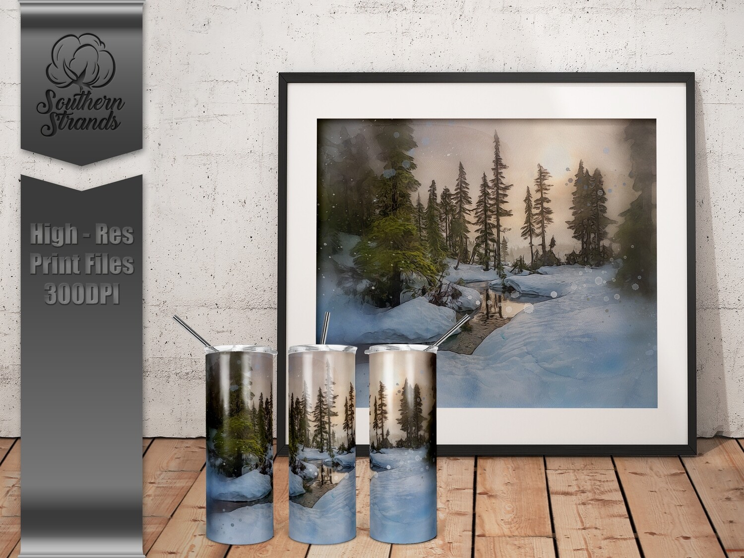 Watercolor Tumbler 6 | DIGITAL DESIGN