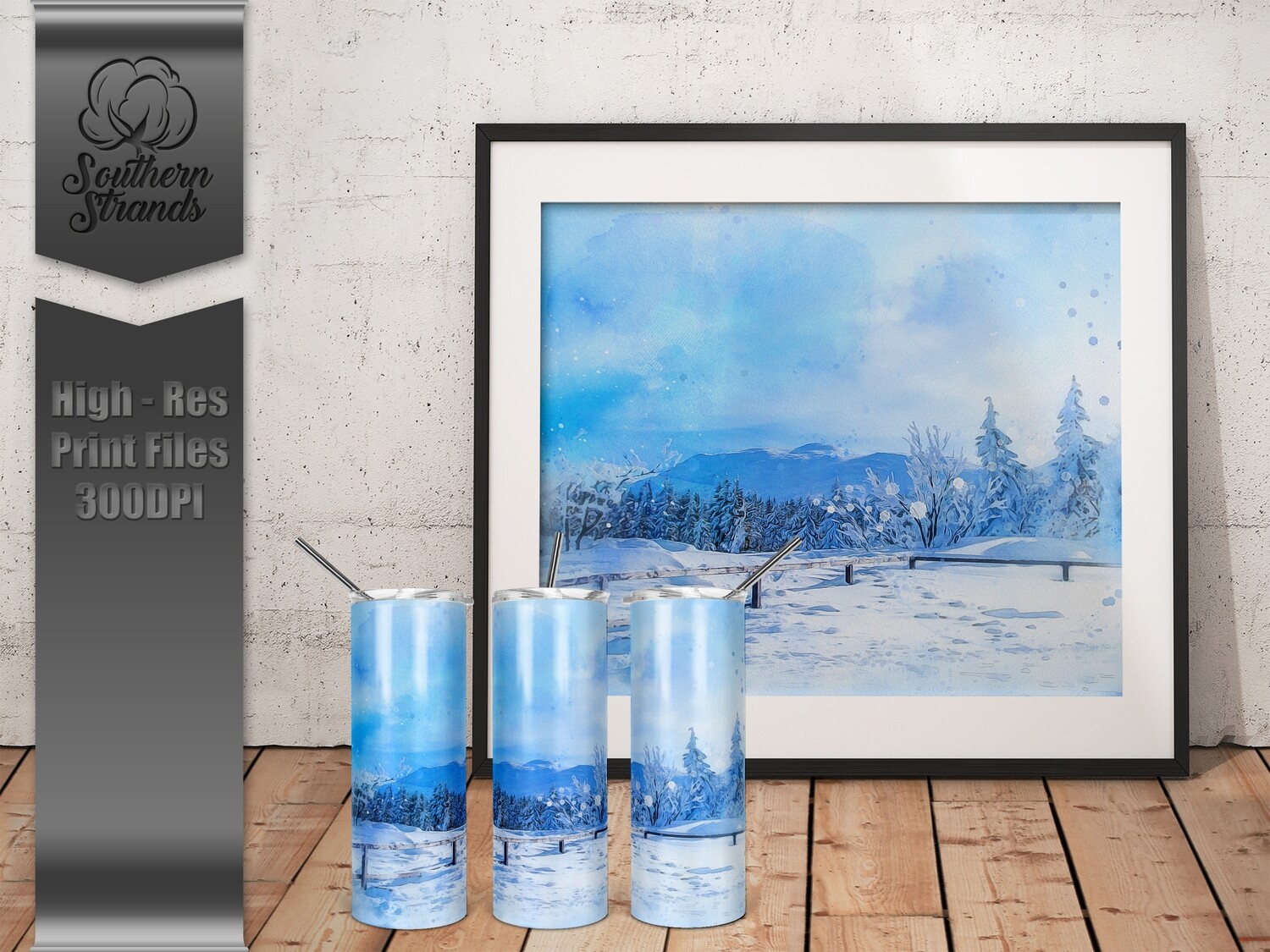 Watercolor Tumbler 4 | DIGITAL DESIGN