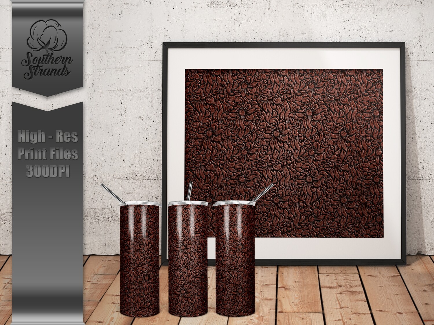 Leather Tumbler 3 | DIGITAL DESIGN