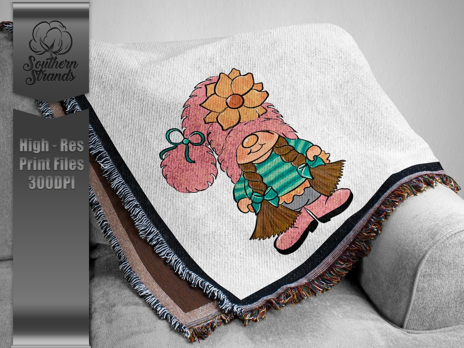 Pink Puff Gnome | Digital Download