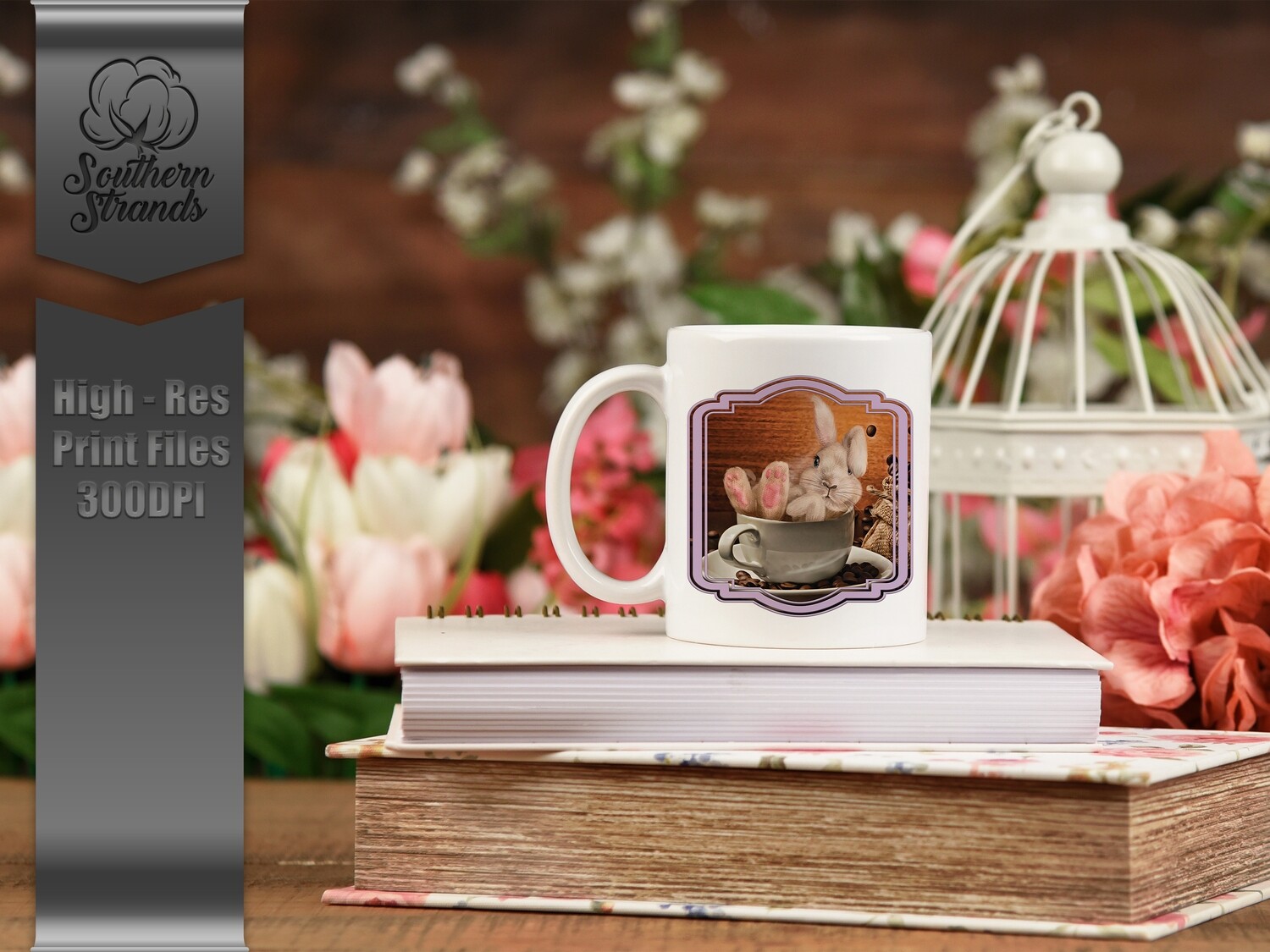 Coffee Time Easter Bunny | Digital Download