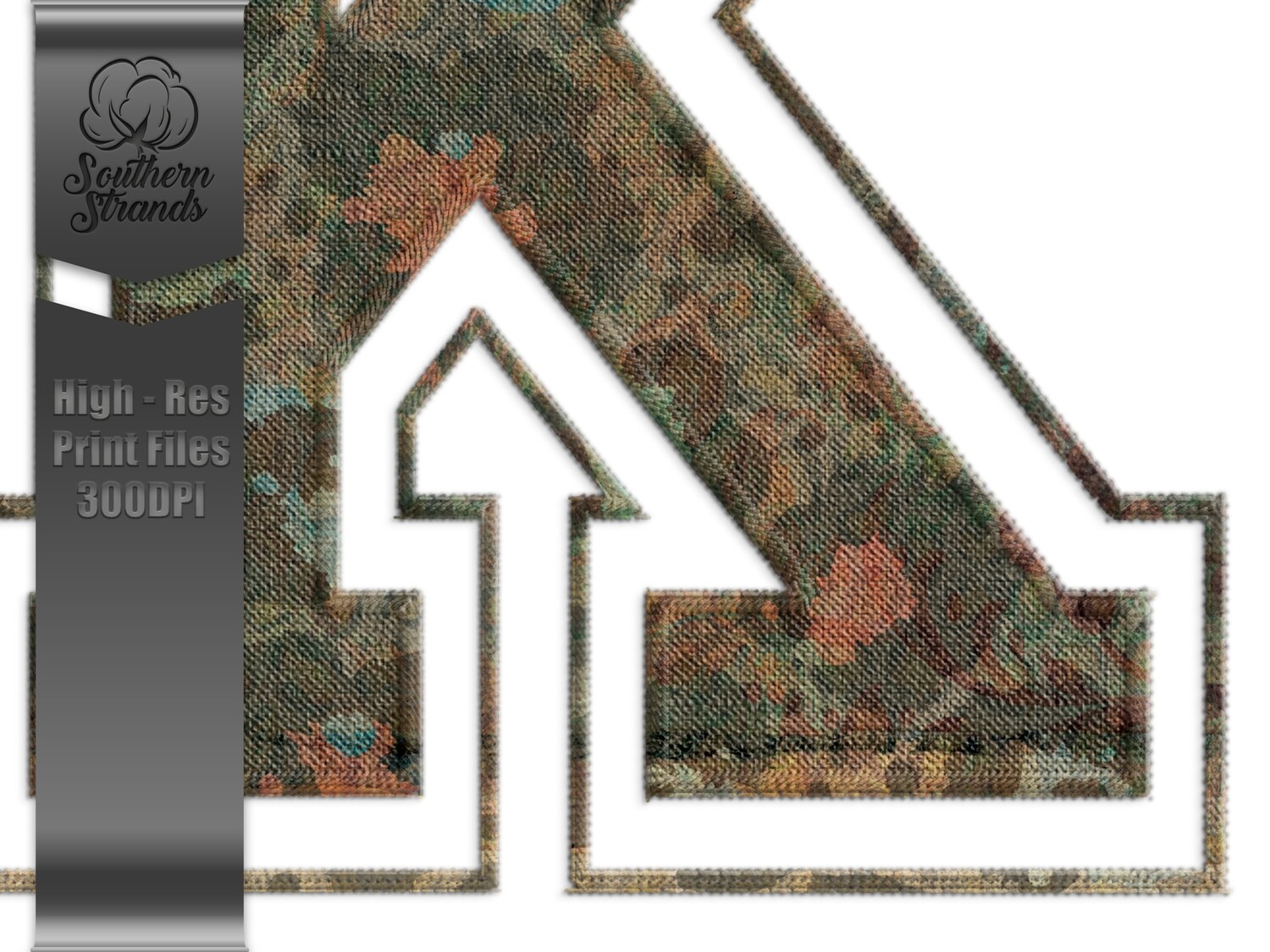 Applique Sports - Faux Embroidery Sports Alphas and Numbers - Leopard | Digital Download