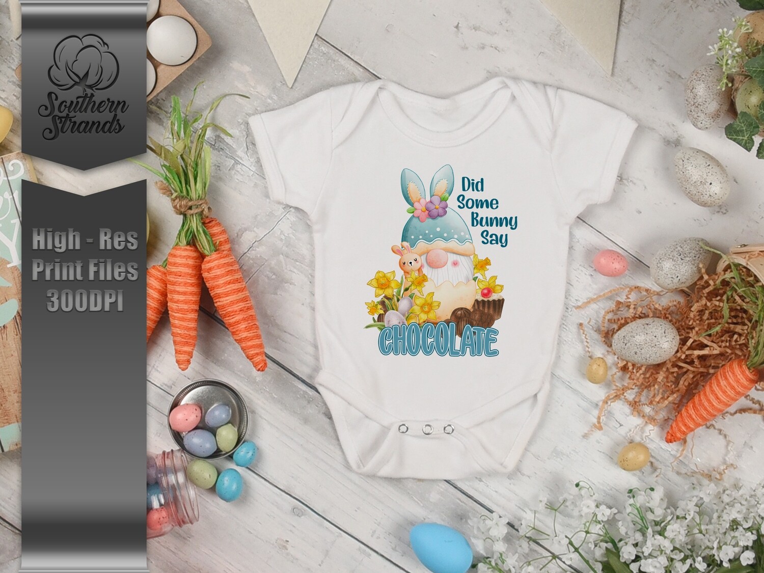 Did Some Bunny Say Chocolate - Blue | Digital Download