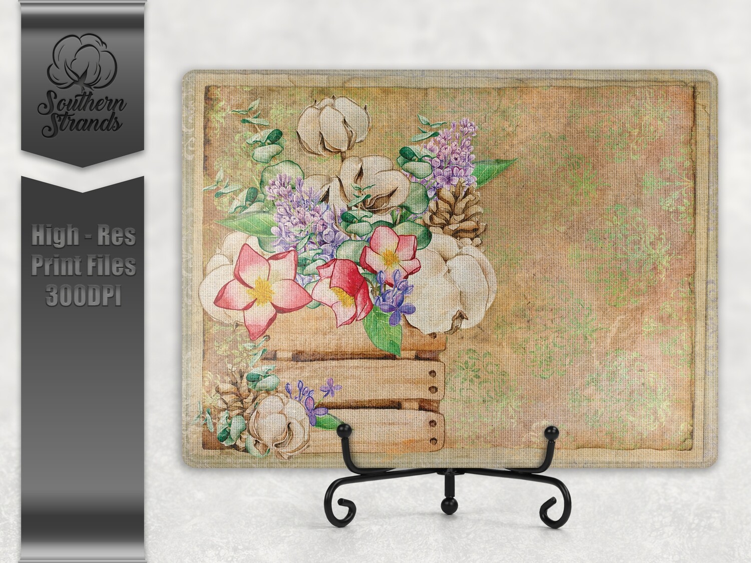 Spring Blessed Cotton Cutting Board | 2 sizes