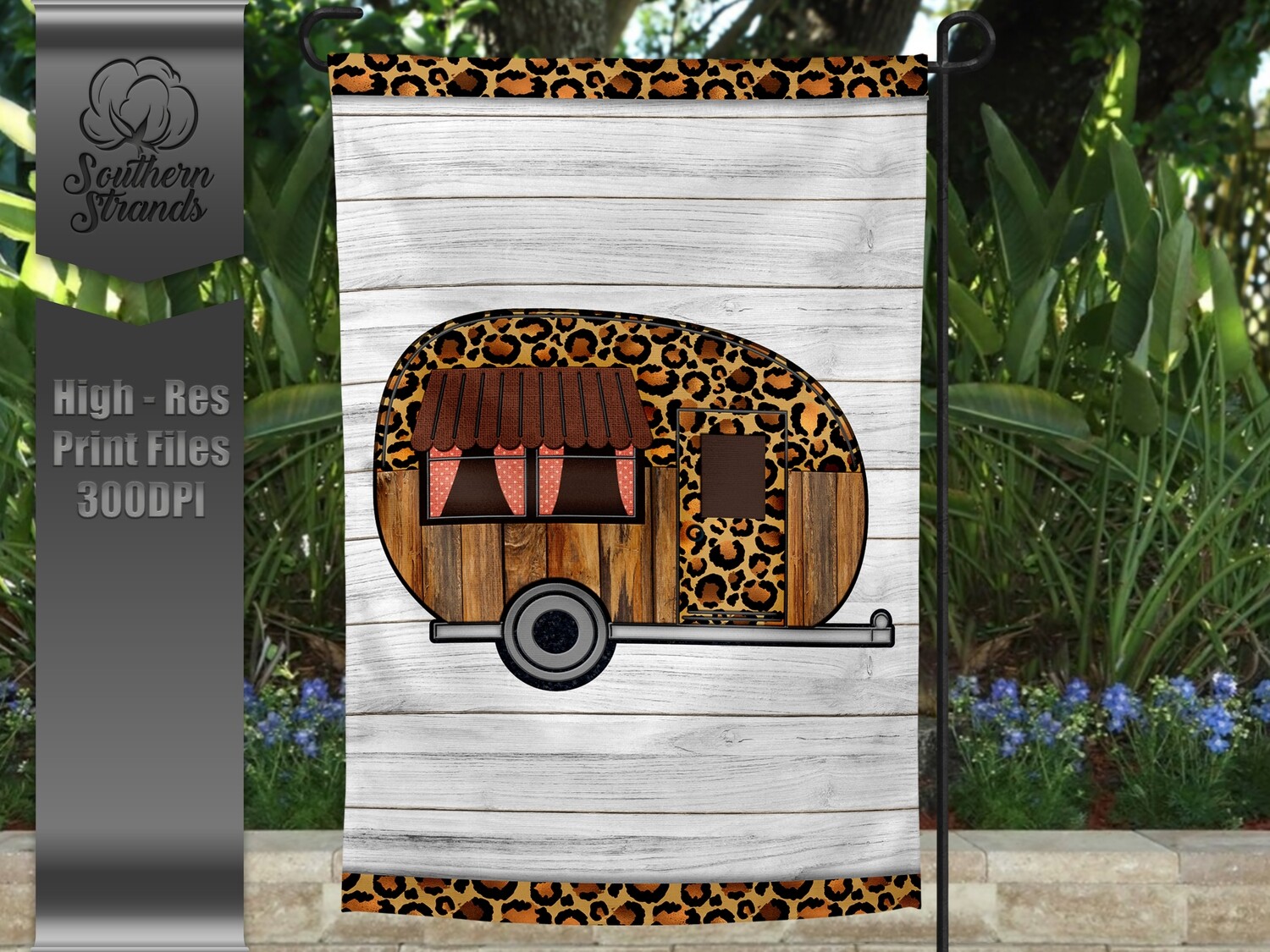 Welcome To Our Campsite Garden Flag - NO TEXT | 12x18 | DIGITAL DESIGN