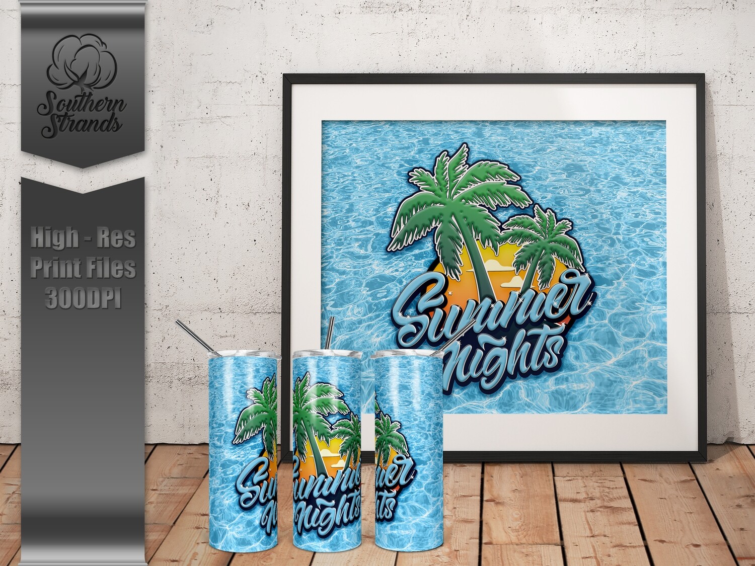 Summer Nights Tumbler | DIGITAL DESIGN
