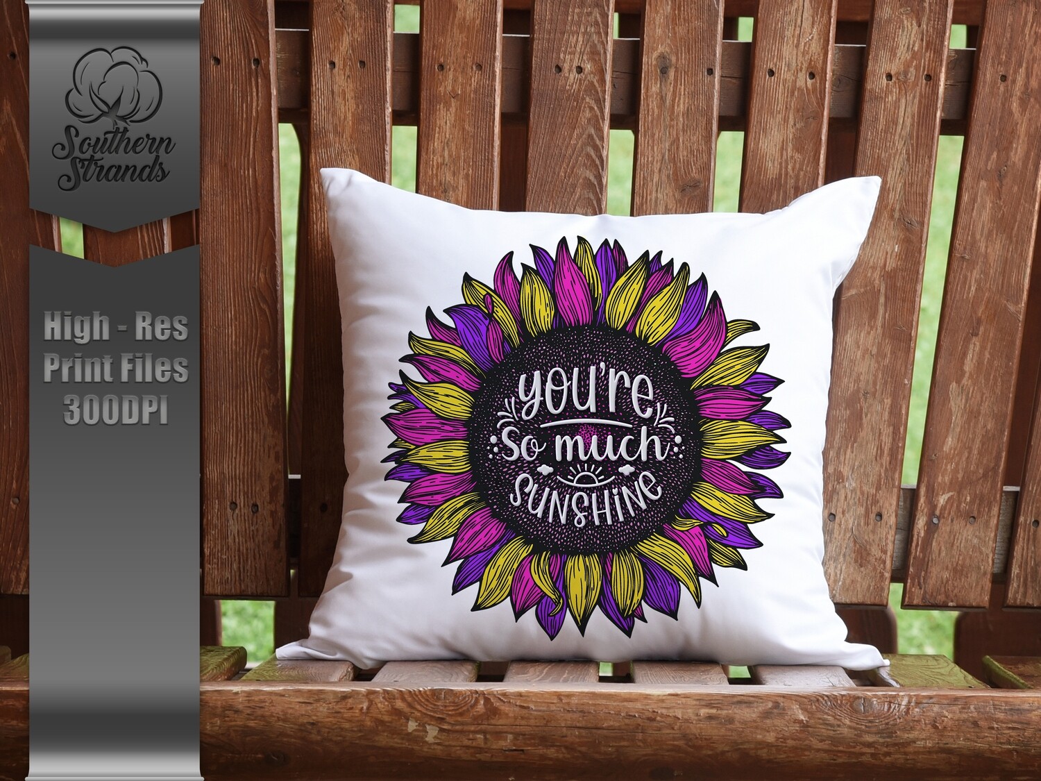 Neon Sunflower - So Much Sunshine  |  DIGITAL DESIGN