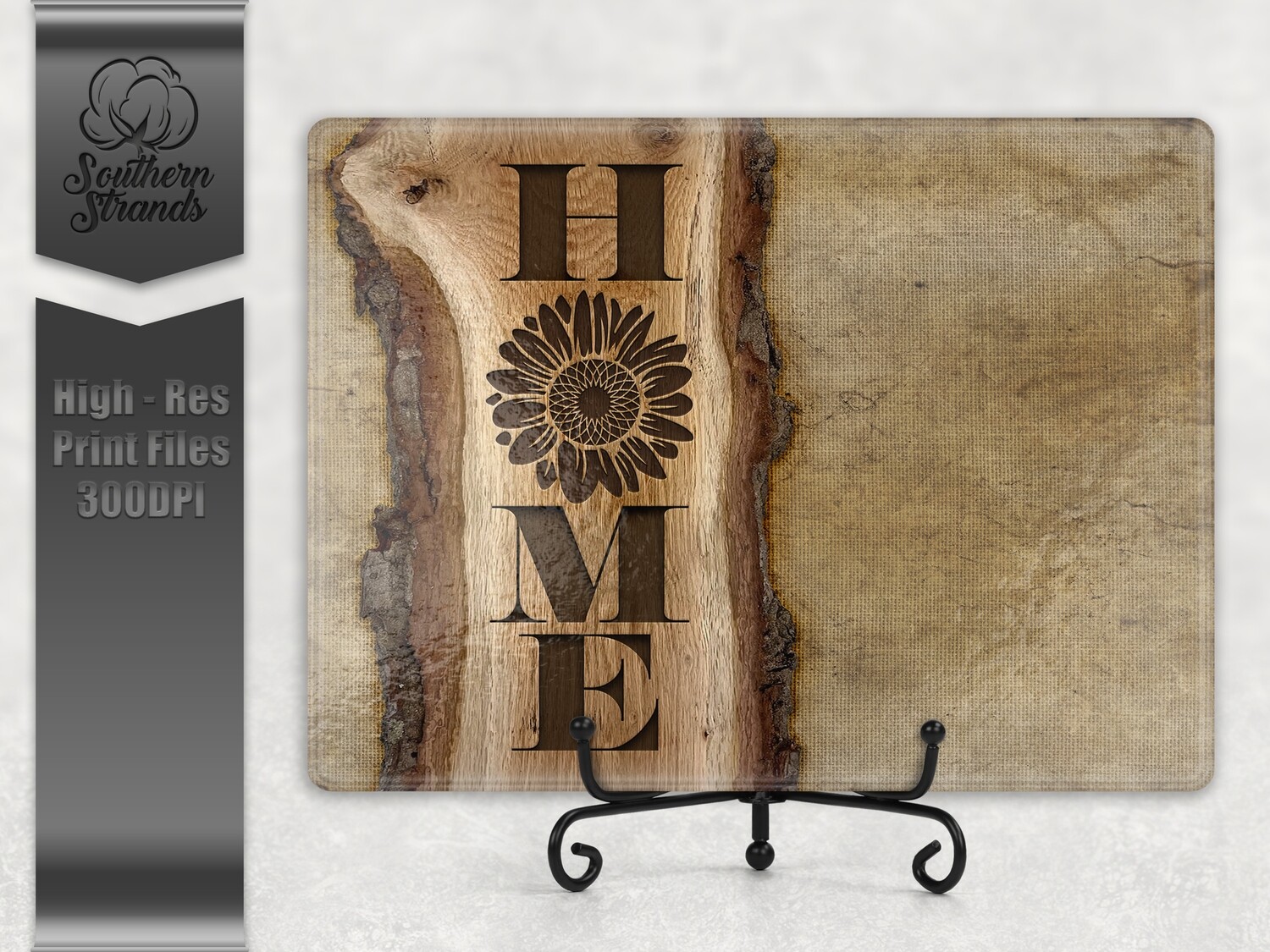 Wooden Plank Cutting Board - Sunflowers | 2 sizes