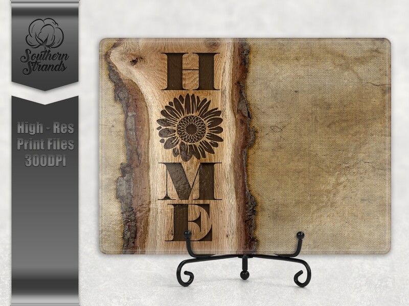 Wooden Plank Cutting Board - Sunflowers | 2 sizes