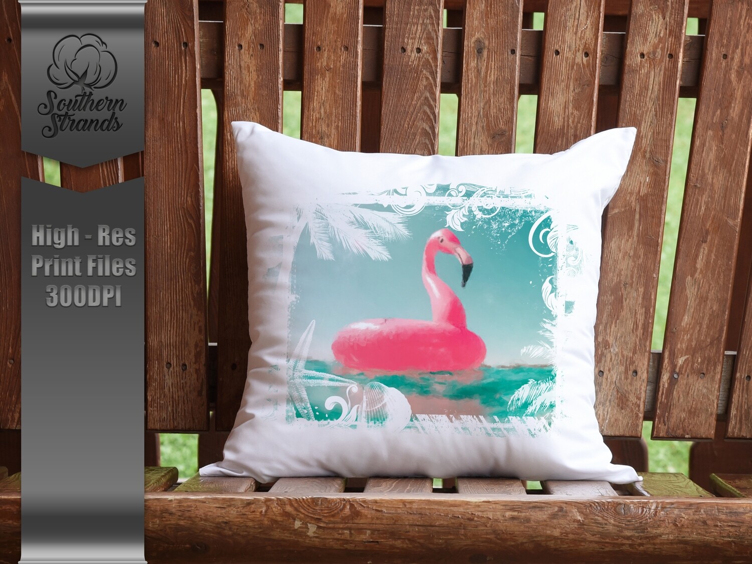 Watercolor Flamingo  |  DIGITAL DESIGN