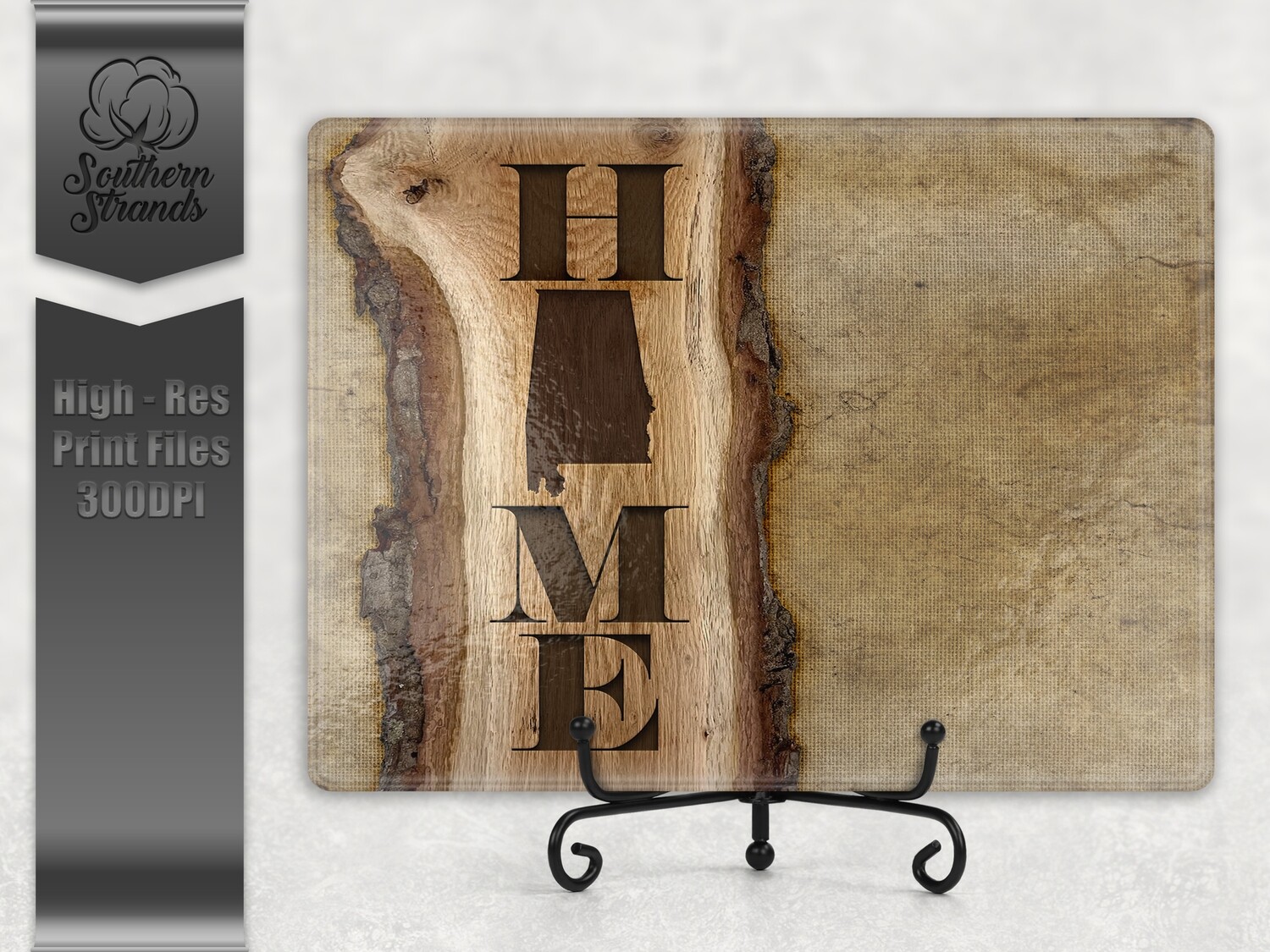 Wooden Plank Cutting Board - Alabama | 2 sizes