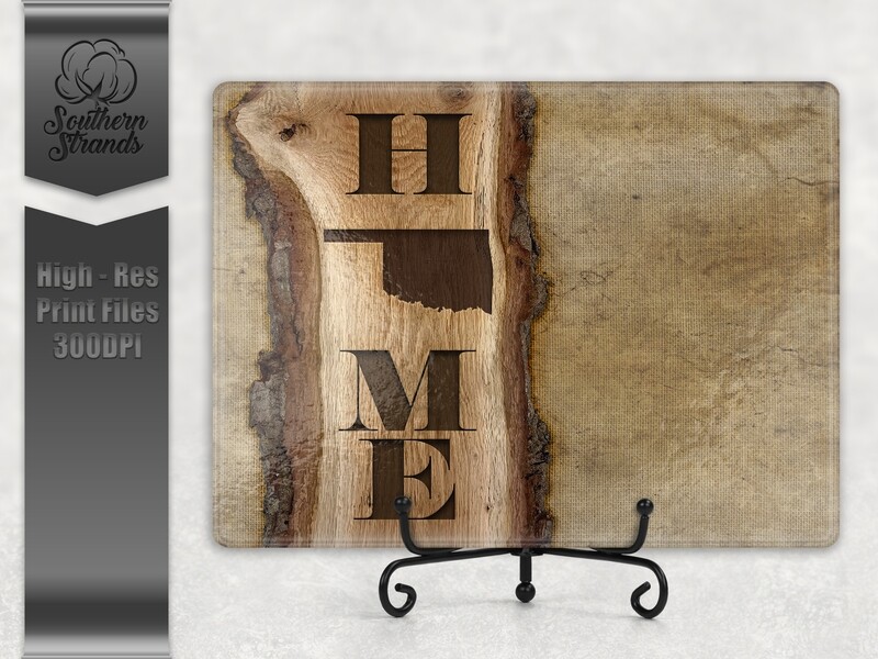 Wooden Plank Cutting Board - Oklahoma | 2 sizes