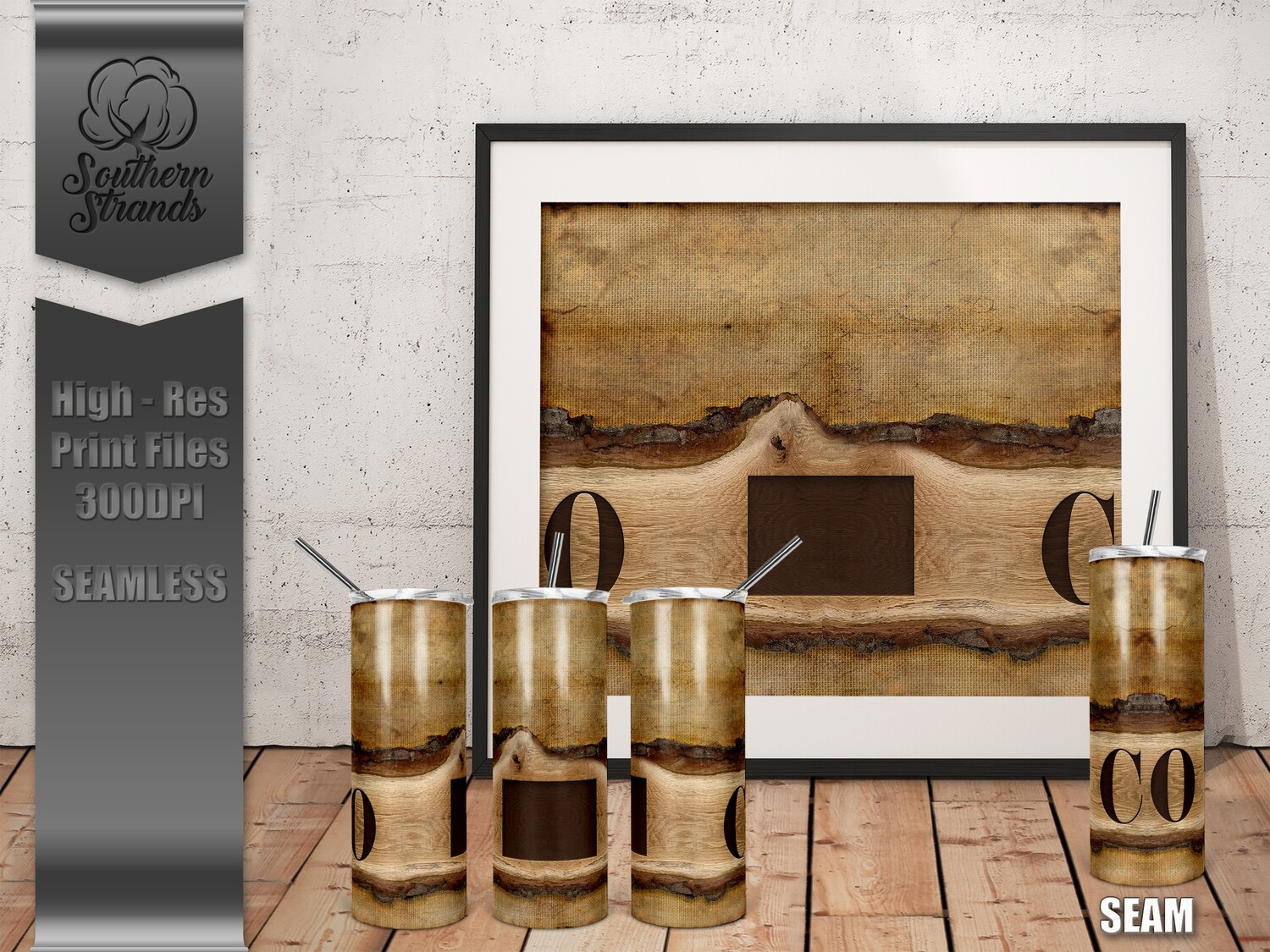 Wooden Plank State Tumblers - Colorado - Seamless | DIGITAL DESIGN