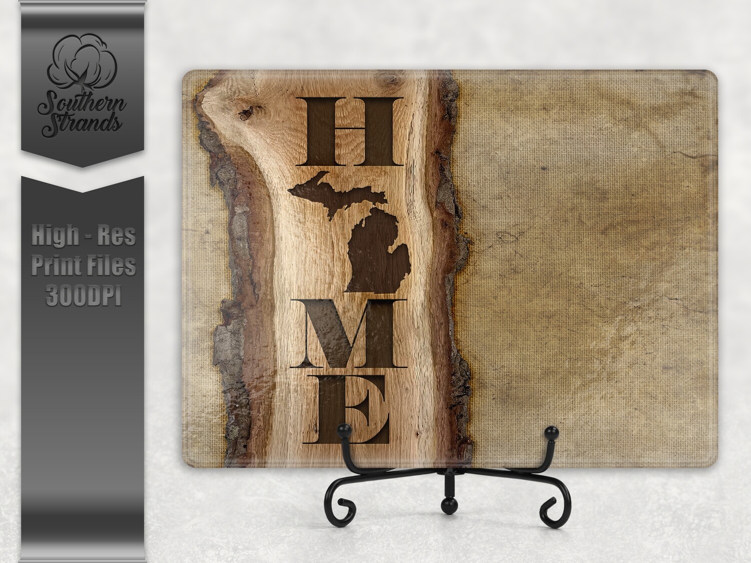 Wooden Plank Cutting Board - Michigan | 2 sizes